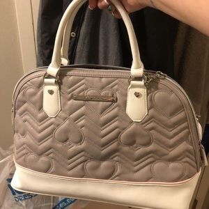 Betsey Johnson grey purse